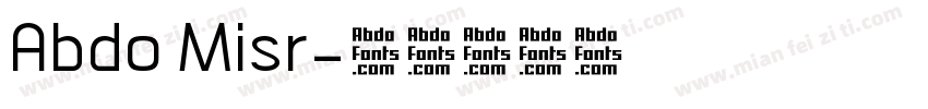 Abdo Misr字体转换